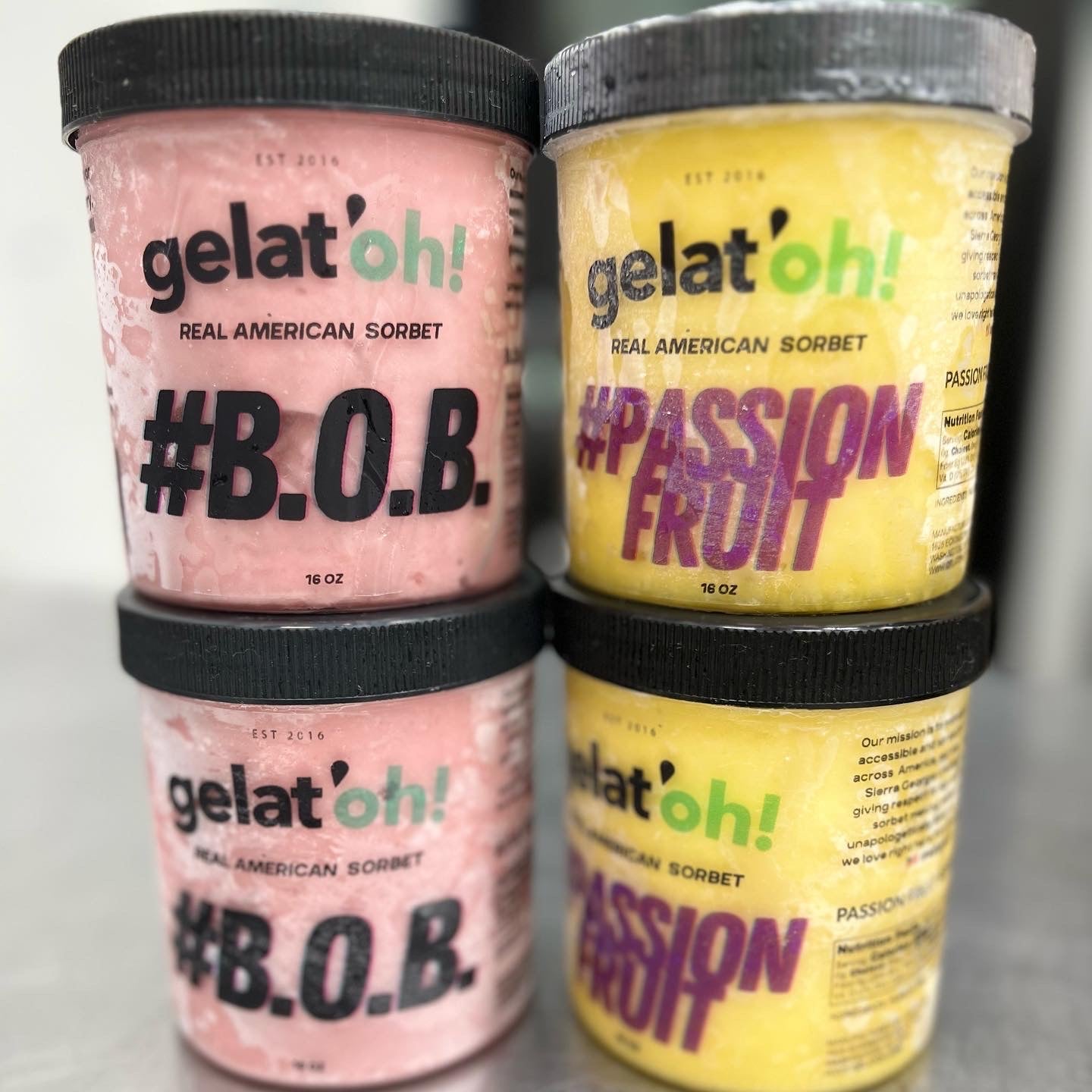 PASSION FRUIT SORBET PINT