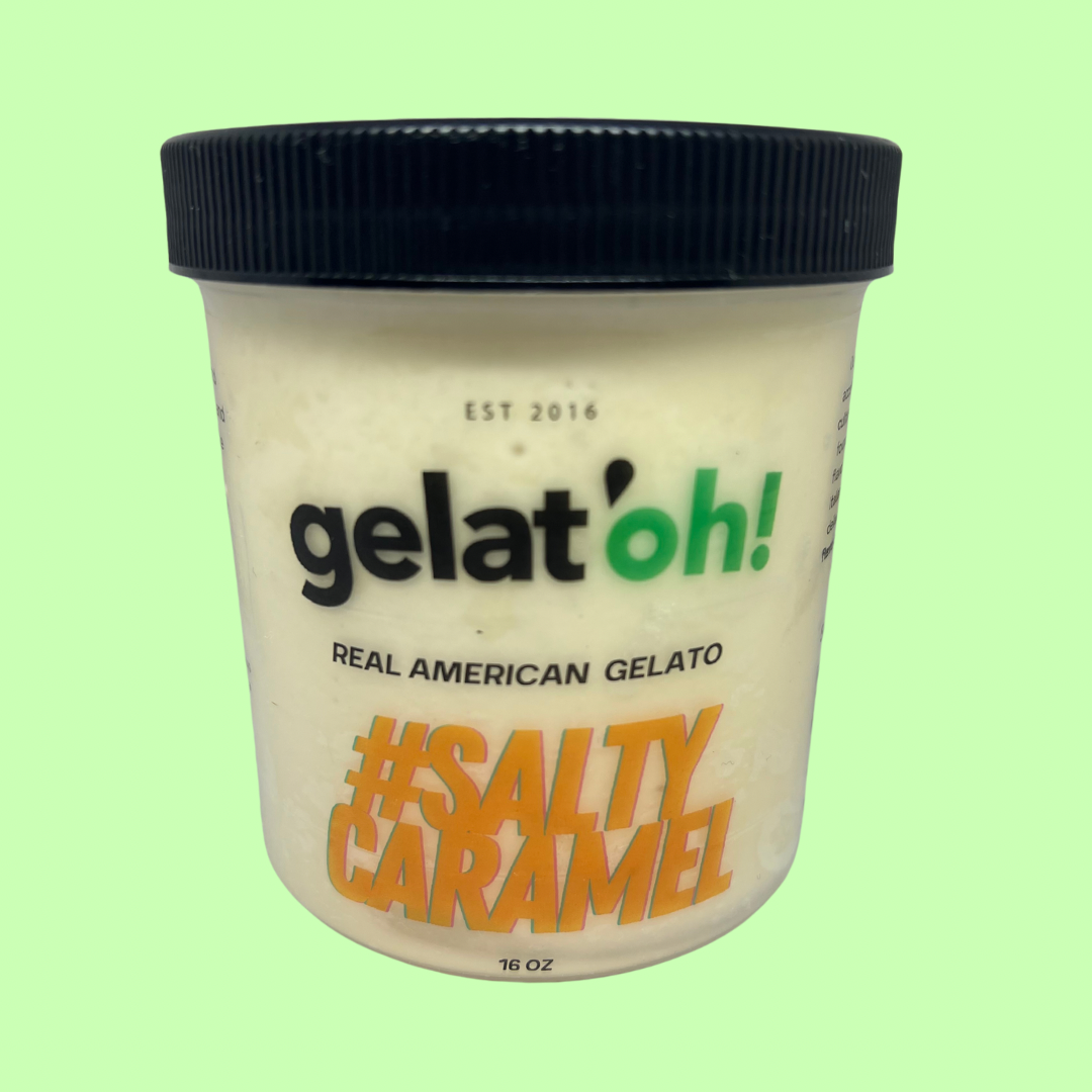 SALTED CARAMEL GELATO PINT